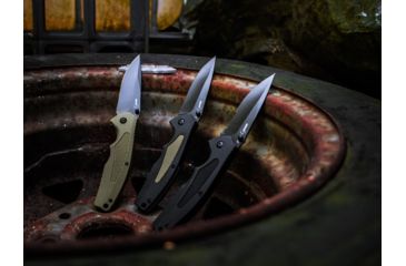 Image of Boker Spring Assisted I Vg10 Folding Knife, 3.5in, VG-10, FRN, Synthetic, Black, 01BO500