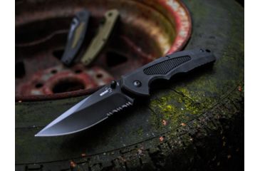 Image of Boker Spring Assisted I Vg10 Folding Knife, 3.5in, VG-10, FRN, Synthetic, Black, 01BO500
