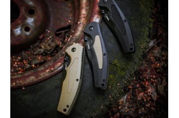 Image of Boker Spring Assisted Ii Vg10 Folding Knife, 3.5in, VG-10, FRN, Synthetic, Coyote, 01BO501
