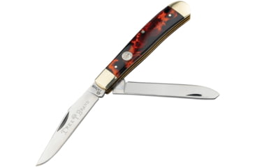 Image of Boker Trapper Tortoise Folding Knife, Carbon Steel, Imitation Tortoise Shell, 110810T
