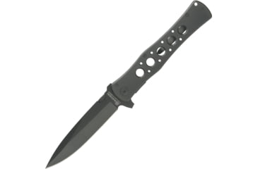 Image of Boker Magnum Urban Tank Folding Knife, 6in Closed, 4.7in, 440 SS, Black Blade, Gray 2Cr13 SS Handle, 01MB222
