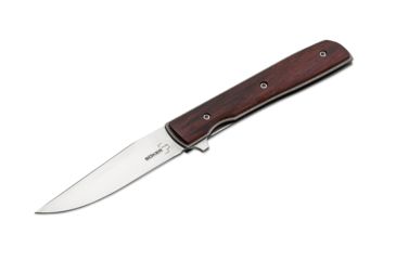 Image of Boker Plus Urban Trapper Petite Cocobolo Folding Knife, 2.8in, VG-10, Clip Point Blade, Cocobolo Wood, Uncoated, Brown, 01BO784