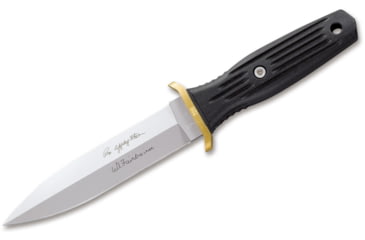 Image of Boker Applegate Boot Fixed Blade Knife, Small, Kydex Sheath, 6 in, 440C, Double Edge, Black FRN (Fiberglass-Reinforced Nylon), 120546