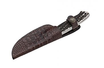 Image of Arbolito Dano 4In Fixed Blade Knife,Stag w/Argentinean Leather Sheath