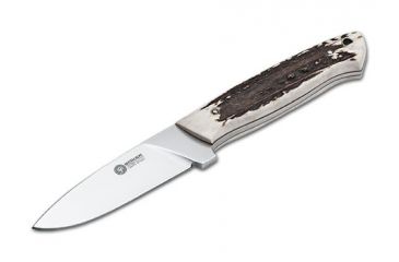 Image of Arbolito Dano 4In Fixed Blade Knife,Stag w/Argentinean Leather Sheath