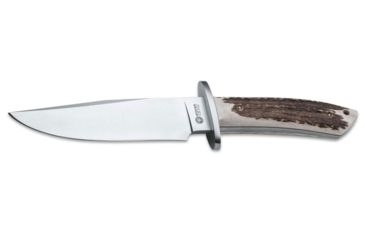 Image of Boker USA Arbolito Esculta Hirschhorn Fixed Blade Knife,5.70in N695 Steel,Hirschhorn Handle 02BA593H