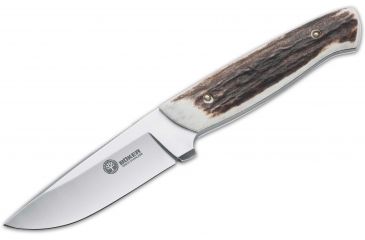 Image of Boker USA Arbolito Stag Fixed Blade Knife, 3 1/2in w/ Sheath 02BA319H