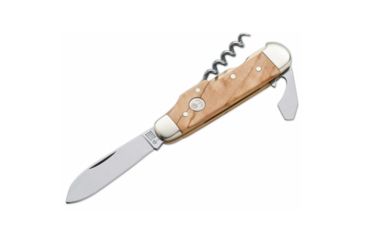 Image of Boker USA Boker Camp Knive Evergreen, 440C Stainless 2.37in Blade, Olive Wood Handle, 110185OL