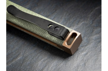 Image of Boker USA Boker Plus Kaizen Green Canvas Micarta Pocket Knife, 3.11 in, D2, Folding Blade, Micarta Handle, 01BO391