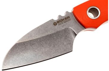 Image of Boker USA Boker Special Run Pry-Mate 3V Fixed Blade Knife,3.3in CPM-3V Steel Blade,G-10 Orange Handle, 120514