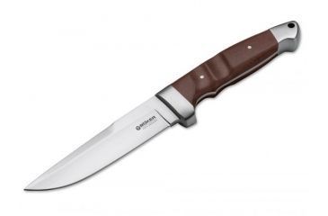 Image of Boker USA Boker Vollintegral XL 2.0 Guayacan Fixed Blade Knife,5.8in 440C Steel Blade,Guayacan Wood Brown Handle 122638