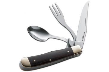 Image of Boker Magnum Bon Appetite Folding Knife, 3.3in, 440A, Clip Point Plain Blade, Pakka Wood Handle, 01LL209