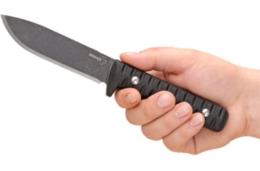 Image of Boker USA Bushcraft Kormoran Knife, Black, Small, 02BO381