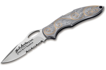 Image of Boker USA Justin Roping Knife III 24K Knife, Silver/Gold, Small, 01JU091EG