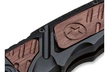 Image of Boker USA KAL 14 Folding Knife,3.625in 440C,Wooden Inlay Handle B-01KAL14