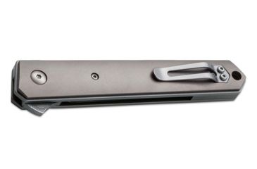 Image of Boker USA Kwaiken Damascus Folding Knife,3.5in,Damascus Steel,Standard Edge,Gray,Titanium Handle, 01BO297DAM