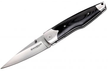 Image of Boker USA Magnum Milan Folding Knife,3.88in 440 Stainless Steel Blade,Micarta Handle 01SC241