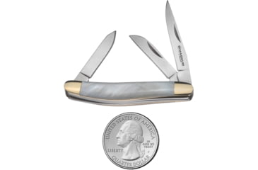 Image of Boker USA Magnum Mini Pearl Stockman Knife, White, Small, 01MB402