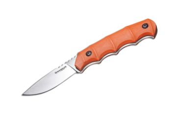 Image of Boker USA Magnum Orange Bamboo Fixed Blade Knife,2.75in 440 Steel Blade,Orange-Colored G10 Grip Handle 02SC213