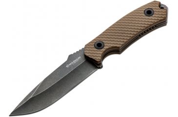 Image of Boker USA Magnum Sierra Foxtrot III Fixed Blade Knife,4.75in 440 Stainless Steel Blade,G10 Handle 02YA521