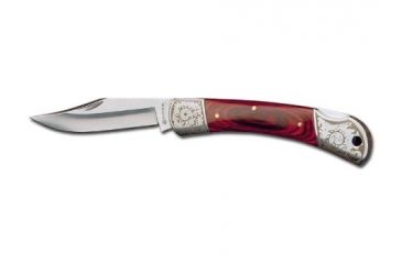 Image of Boker USA Magnum Wood Lb Etching Folding Knife 01SC002