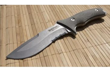 Image of Boker USA Orca Gen 2 Tactical Knife, Serrated Blade, Micarta Handle w/ Sheath 120595
