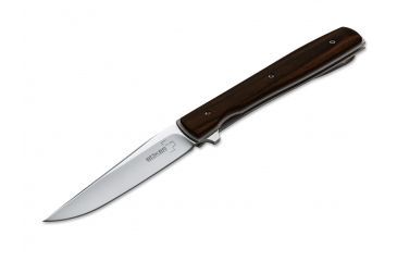 Image of Boker USA Plus Brad Zinker Urban Trapper Folding Knife,3.42in VG10 Steel Blade,Cocolobo Wood Handle 01BO734