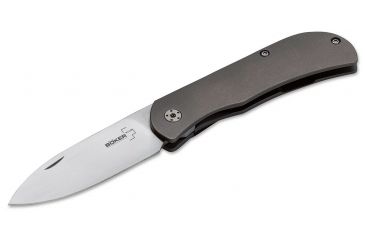 Image of Boker USA Plus Exskelibur II Titan Folding Blade Knife,2.75in,CPMS35VM Blade,Titanium Handle 01BO134