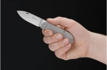 Image of Boker USA Plus Exskelibur II Titan Folding Blade Knife,2.75in,CPMS35VM Blade,Titanium Handle 01BO134