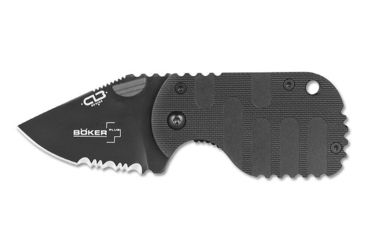 Image of Boker USA Plus Subcom Folding Knife, Black Blade, Black Handle 01BO586