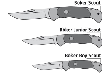 Image of Boker USA Scout Cronidur, Black, Small, 112013