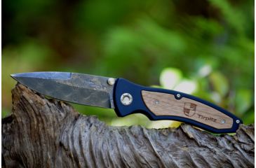 Image of Boker USA Tirpitz Damascus Folding Knife 110190DAM