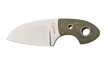 Image of Boker USA Vox Gnome Fixed Blade Knife,2in 12C27,Canvas Micarta,Clam Pack B-02BO270C