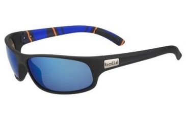 Image of Bolle Anaconda Progressive Prescription Sunglasses, Matte Black Stripe Frame, 21423PR