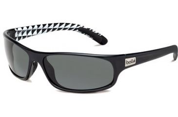 Image of Bolle Anaconda Progressive Prescription Sunglasses - Shiny Black/White Frame 11671PRG