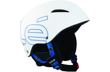 Image of Bolle B-Style Soft White and Blue Frame 54-58cm Lens, Helmet 30538