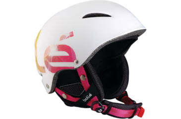 Image of Bolle B-Style Soft White and Pink Frame 58-61cm Lens, Helmet 30537