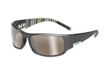 Image of Bolle King Sunglasses, Shiny Gun, Polarized TNS Gun oleo AF Lens 11689