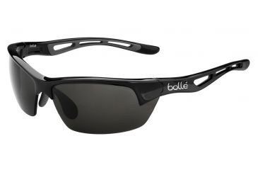 Image of Bolle Bolt S Single Vision Prescription Sunglasses, Shiny Black Frame, 11860SV