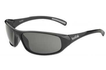 Image of Bolle Crest Sunglasses,Shiny Black Frame,TNS Lens,11973