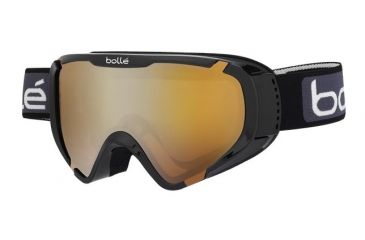 Image of Bolle Explorer OTG Ski/Snowboard Goggles,Shiny Black Frame,Citrus Lens 21381