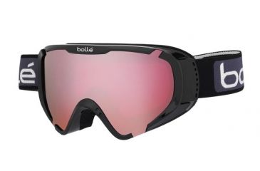 Image of Bolle Explorer OTG Ski/Snowboard Goggles,Shiny Black Frame,Vermillon Lens 21380