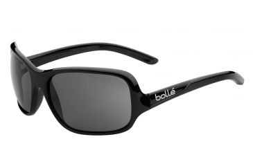 Image of Bolle Kassia Single Vision Prescription Sunglasses, Shiny Black Frame-11747SV