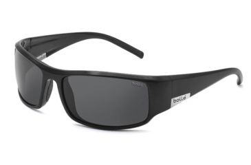 Image of Bolle King Sunglasses, Shiny Black Frame, TNS Lens, 10998