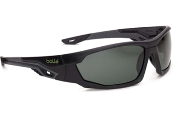 Image of Bolle Mercuro Safety Glasses, Black Frame, Polarized Lens, MERPOL