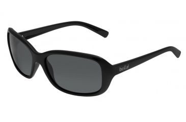 Image of Bolle Molly Single Vision Prescription Sunglasses, Shiny Black Frame-11511SV