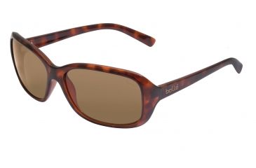 Image of Bolle Molly Single Vision Rx Sunglasses - Dark Tortoise Frame 11518