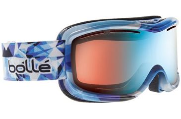 Image of Bolle Monarch Goggles, Blue Crystals Frame, Modulator Vermillon Blue Lens 20825