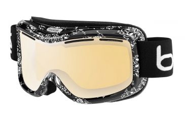 Image of Bolle Monarch Ski/Snowboard Goggles - Black Bandana Frame and Amber Gun Lens 20943