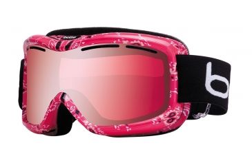 Image of Bolle Monarch Ski/Snowboard Goggles - Pink Bandana Frame and Vermillon Gun Lens 20947